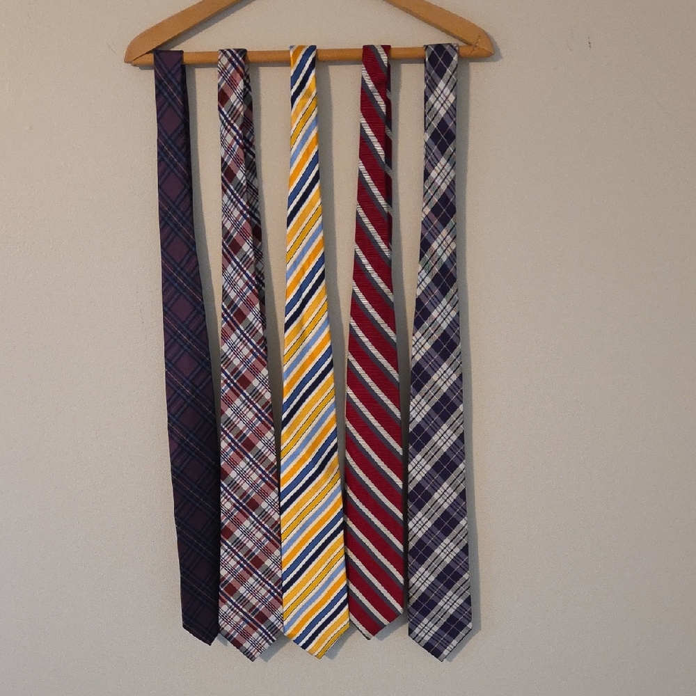 Brooks Brothers Men's Tie Collection - Red, Yellow, Blue
